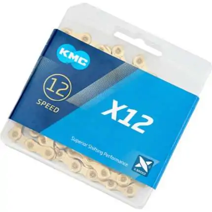 Ķēde KMC X12 Ti-N Gold