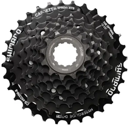 Aizmugurējais zvaigznītes bloks Shimano CS-HG200 Tourney TX (12-32)